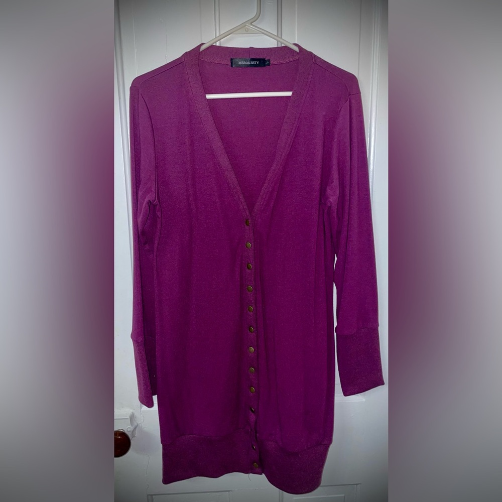 Merokeety Long Cardigan